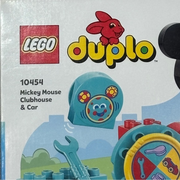 LEGO Duplo 27pcs Mickey Mouse Clubhouse & Car 10454 NEW Sealed - Picture 2 of 8